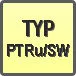 Piktogram - Typ: PTRu/SW